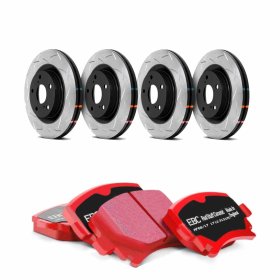 DBA Genesis G70 Brembo Slotted Rotors & EBC Brake Pads Package 2019 – 2026